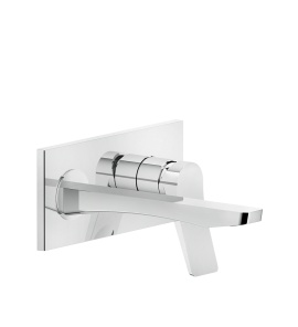 Gessi Rilievo Bateria umywalkowa podtynkowa element zewnętrzny Chrom 59089.031 / 59089031