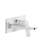Gessi Rilievo Bateria umywalkowa podtynkowa element zewnętrzny Chrom 59089.031 / 59089031