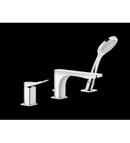 Gessi Rilievo Bateria Wannowa 3-otworowa Na Brzeg Wanny chrom 59037.031 / 59037031