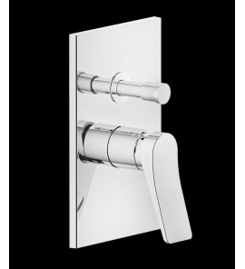 Gessi Rilievo Bateria Wannowo-natryskowa podtynkowa, element zewnętrzny chrom 59079.031 / 59079031