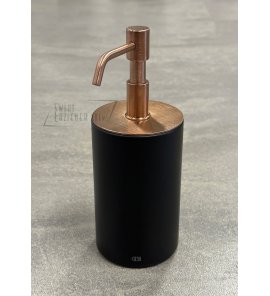 Gessi Rilievo Dozownik do mydła wolnostojący (czarny) Copper Brushed PVD 59538.708