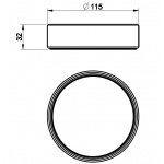 Gessi Rilievo Mydelniczka stojąca biała 59525.031 / 59525031