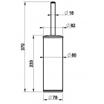 Gessi Rilievo Szczotka WC stojąca chrom 59543.031 / 59543031