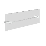 Gessi Rilievo Wieszak na ręcznik 450 mm do mocowania na szkle Chrom 59564.031 / 59564031