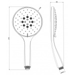 Gessi Słuchawka prysznicowa chrom 14376.031 / 14376031