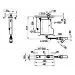 Gessi System Odprowadzania Skroplin na Brzeg Wanny chrom 59170.031 / 59170031