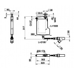 Gessi System Odprowadzania Skroplin na Brzeg Wanny chrom 59171.031 / 59171031