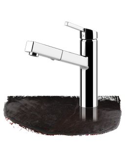 Gessi Thalium Bateria kuchenna z obrotową i wyciąganą wylewką Chrom 60535.031