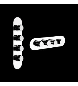 Gessi Tondo Bateria Wannowo-natryskowa Termostatyczna Podtynkowa chrom 43066.031 / 43066031