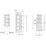 Gessi Tondo Bateria Wannowo-natryskowa Termostatyczna Podtynkowa chrom 43236.031 / 43236031