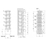Gessi Tondo Bateria Wannowo-natryskowa Termostatyczna Podtynkowa chrom 43240.031 / 43240031