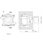 Gessi Tondo Zawór Odcinający Termostatyczny Podtynkowy chrom 43268.031 / 43268031