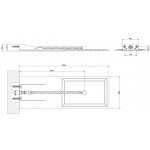 Gessi Tremillimetri Deszczownica ścienna mirror steel 33061.238 / 33061238