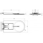 Gessi Tremillimetri Deszczownica ścienna mirror steel 33073.238 / 33073238