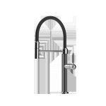 Gessi Venti 20 Bateria kuchenna obrotowa z wyciąganą wylewką Chrom 60634.031