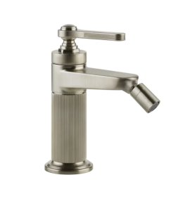 Gessi Venti20 Bateria bidetowa jednootworowa z korkiem finox brushed nickel 65007.149