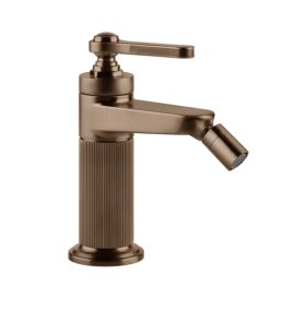 Gessi Venti20 Bateria bidetowa jednootworowa z korkiem copper brushed pvd 65007.708