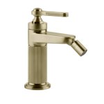 Gessi Venti20 Bateria bidetowa jednootworowa z korkiem brass brushed pvd 65007.727