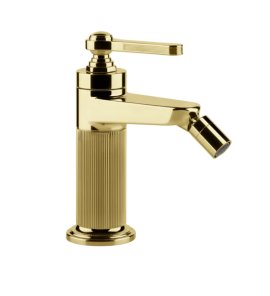 Gessi Venti20 Bateria bidetowa jednootworowa z korkiem gold pvd 65007.246
