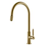   Gessi Venti20 Bateria kuchenna obrotowa z wyciąganą wylewką brass brushed pvd 60622.727 W MAGAZYNIE!!