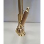   Gessi Venti20 Bateria kuchenna obrotowa z wyciąganą wylewką brass brushed pvd 60622.727 W MAGAZYNIE!!