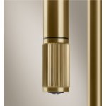   Gessi Venti20 Bateria kuchenna obrotowa z wyciąganą wylewką brushed gold 60622.716 W MAGAZYNIE