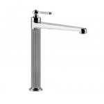 Gessi Venti20 Bateria umywalkowa jednootworowa bez korka wysoka chrom 65004.031