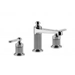 Gessi Venti20 Bateria umywalkowa 3-otworowa bez korka średnia chrom 65014.031