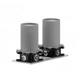 Gessi Venti20 Bateria wannowa wolnostojąca element podtynkowy chrom 65099.031 W MAGAZYNIE!!