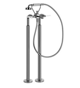 Gessi Venti20 Bateria wannowa wolnostojąca element zewnętrzny chrom 65128.031