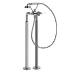 Gessi Venti20 Bateria wannowa wolnostojąca element zewnętrzny chrom 65128.031