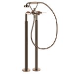 Gessi Venti20 Bateria wannowa wolnostojąca element zewnętrzny copper pvd 65128.030