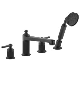 Gessi Venti20 Bateria wannowa 4-otworowa matte black 65045.299