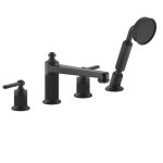 Gessi Venti20 Bateria wannowa 4-otworowa matte black 65045.299