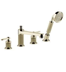 Gessi Venti20 Bateria wannowa 4-otworowa brass pvd 65045.710