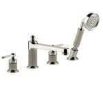 Gessi Venti20 Bateria wannowa 4-otworowa nickel pvd 65045.720