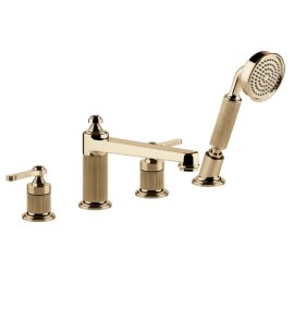 Gessi Venti20 Bateria wannowa 4-otworowa warm bronze pvd 65045.735