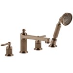 Gessi Venti20 Bateria wannowa 4-otworowa copper brushed pvd 65045.708