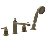 Gessi Venti20 Bateria wannowa 4-otworowa antique brass 65045.713