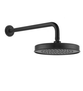 Gessi Venti20 Deszczownica Ø22,9 z ramieniem ściennym matte black 65148.299