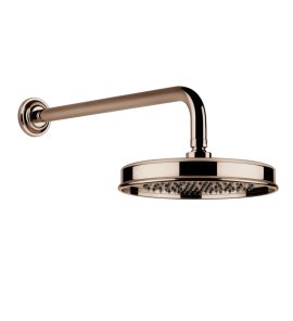 Gessi Venti20 Deszczownica Ø22,9 z ramieniem ściennym copper pvd 65148.030