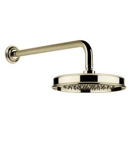 Gessi Venti20 Deszczownica Ø22,9 z ramieniem ściennym brass pvd 65148.710
