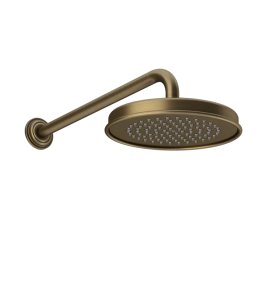 Gessi Venti20 Deszczownica Ø22,9 z ramieniem ściennym antique brass 65148.713