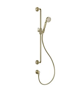 Gessi Venti20 Drążek prysznicowy ze słuchawką,wężem 150 cm i przyłączem wody brass brushed pvd 65142.727