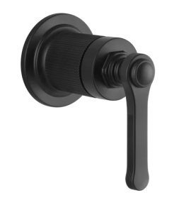 Gessi Venti20 Element sterujący baterii umywalkowej ścienny 1-kierunkowy część zewnętrzna matte black 65109.299