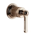 Gessi Venti20 Element sterujący baterii umywalkowej ścienny 1-kierunkowy część zewnętrzna copper pvd 65109.030