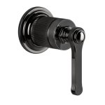 Gessi Venti20 Element sterujący baterii umywalkowej ścienny 1-kierunkowy część zewnętrzna black metal pvd 65109.706