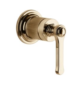 Gessi Venti20 Element sterujący baterii umywalkowej ścienny 1-kierunkowy część zewnętrzna warm bronze pvd 65109.735