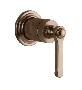 Gessi Venti20 Element sterujący baterii umywalkowej ścienny 1-kierunkowy część zewnętrzna copper brushed pvd 65109.708