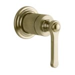 Gessi Venti20 Element sterujący baterii umywalkowej ścienny 1-kierunkowy część zewnętrzna brass brushed pvd 65109.727